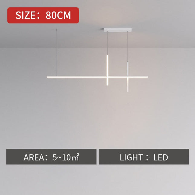 ChandelierDecor - Dining Room Chandelier LED - Minimalist Strip Designer Lamp