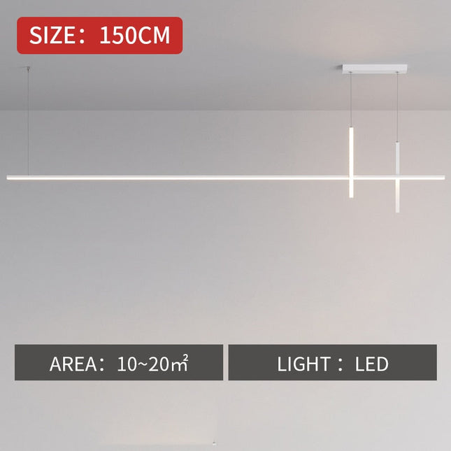 ChandelierDecor - Dining Room Chandelier LED - Minimalist Strip Designer Lamp