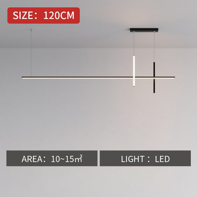 ChandelierDecor - Dining Room Chandelier LED - Minimalist Strip Designer Lamp