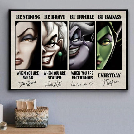 ChandelierDecor - Disney Villain Evil Queen Wall Art Poster