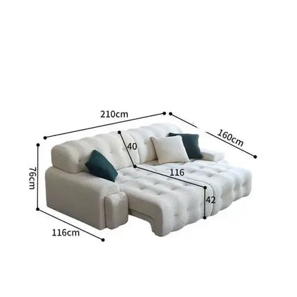 ChandelierDecor-Divano Lazy Extendable Sofa Bed – Italian Minimalist Electric Sleeper