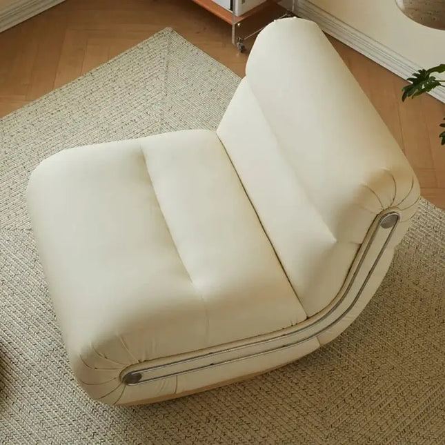 ChandelierDecor - Elegant Living Room Rocking Chair - Classic Upholstered Rocker