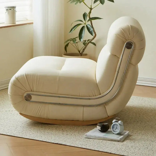 ChandelierDecor - Elegant Living Room Rocking Chair - Classic Upholstered Rocker