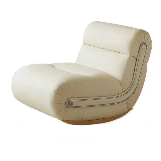 ChandelierDecor - Elegant Living Room Rocking Chair - Classic Upholstered Rocker