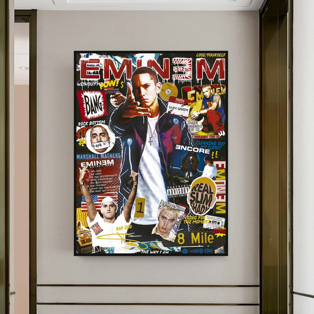ChandelierDecor - Eminem Singer Canvas Wall Art