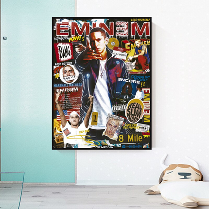 ChandelierDecor - Eminem Singer Canvas Wall Art