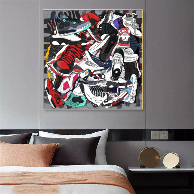 ChandelierDecor - Fashion Sneaker Canvas Wall Art