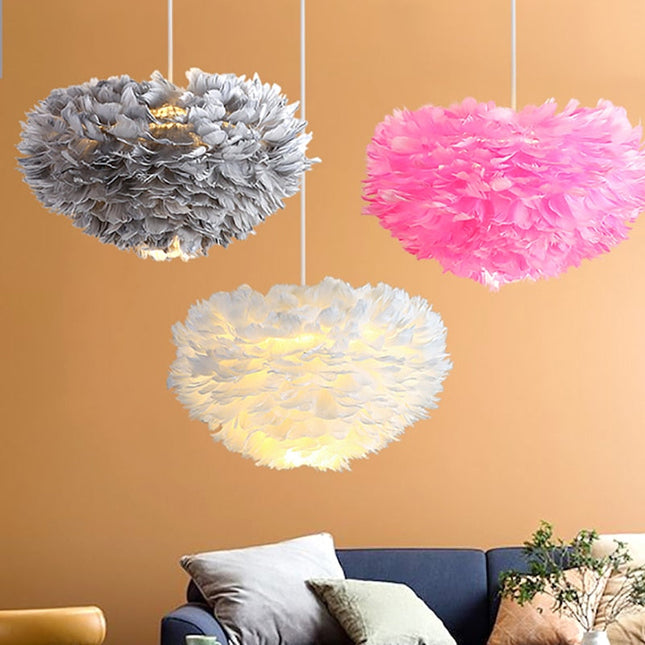 ChandelierDecor - Feather Chandelier: Exquisite Lighting Fixture
