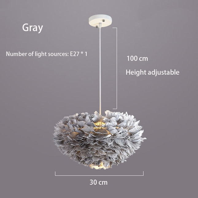 ChandelierDecor - Feather Chandelier: Exquisite Lighting Fixture