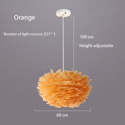 ChandelierDecor - Feather Chandelier: Exquisite Lighting Fixture