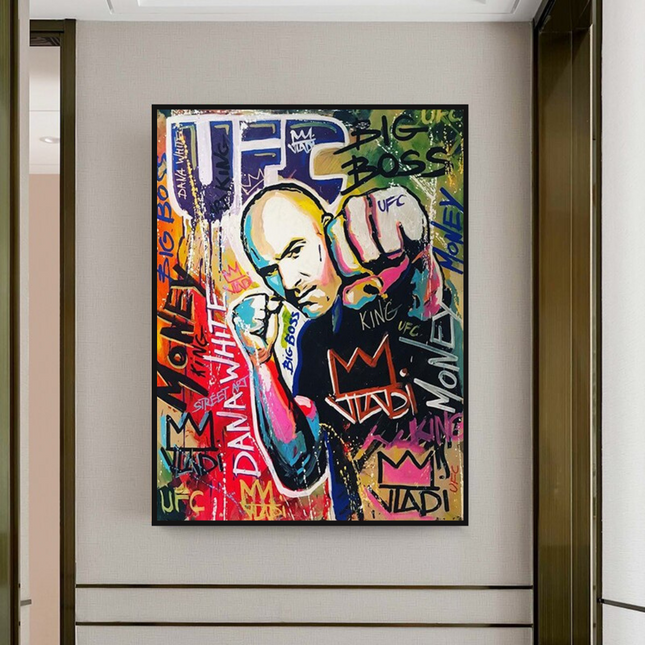 ChandelierDecor - Fighting Boxer Canvas Wall Art