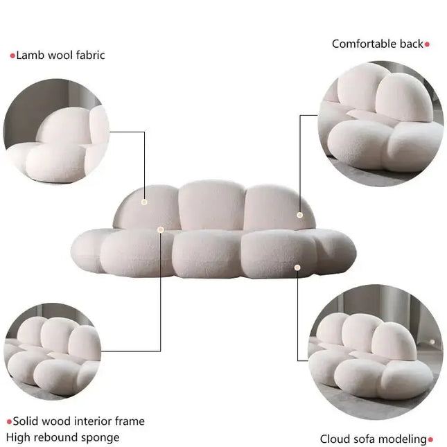 ChandelierDecor-Floor Cloud Modern Designer Sofa – Luxury Statement Seating