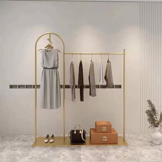 ChandelierDecor - Floor Standing Metal Coat Rack Organiser