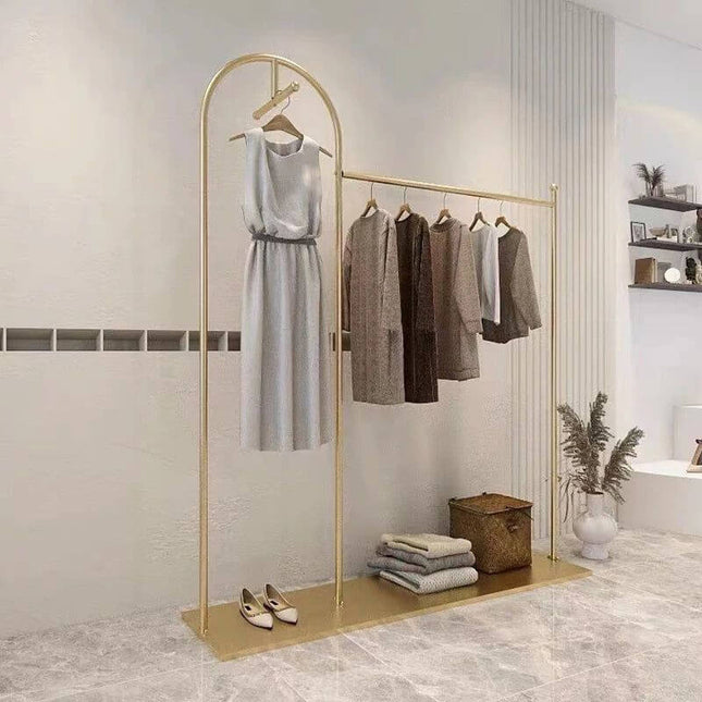 ChandelierDecor - Floor Standing Metal Coat Rack Organiser