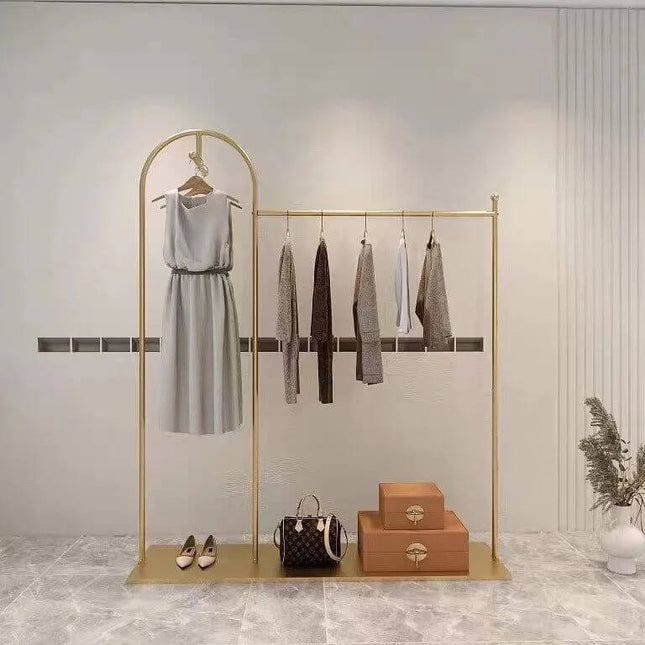 ChandelierDecor - Floor Standing Metal Coat Rack Organiser