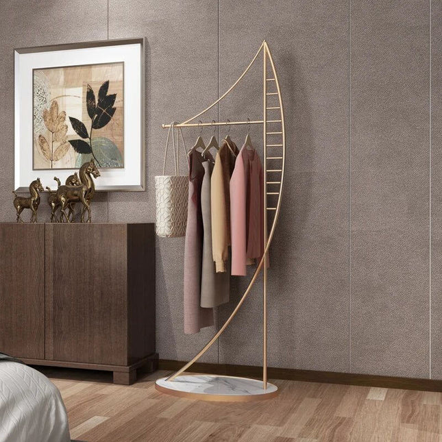 ChandelierDecor - Floor Standing Spiral Storage Entrance Coat Rack