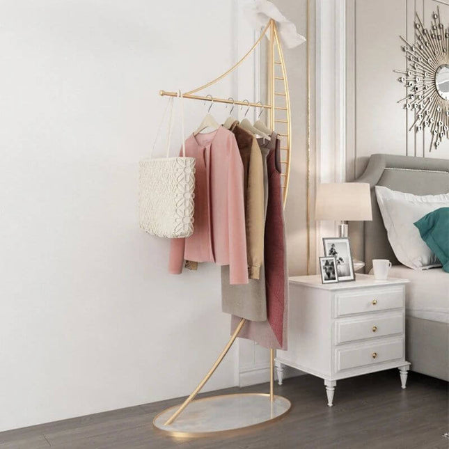 ChandelierDecor - Floor Standing Spiral Storage Entrance Coat Rack