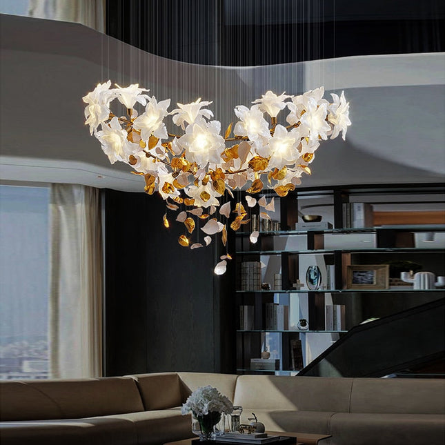 ChandelierDecor - Flower Ceiling LED Chandelier - Elegant Focal Point