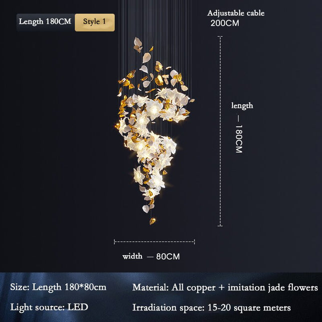 ChandelierDecor - Flower Ceiling LED Chandelier - Elegant Focal Point