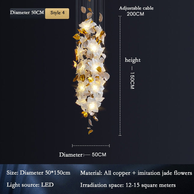 ChandelierDecor - Flower Ceiling LED Chandelier - Elegant Focal Point