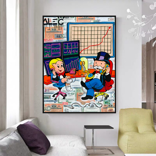 ChandelierDecor - Forex Brokers Trading: Mr Monopoly Wall Art