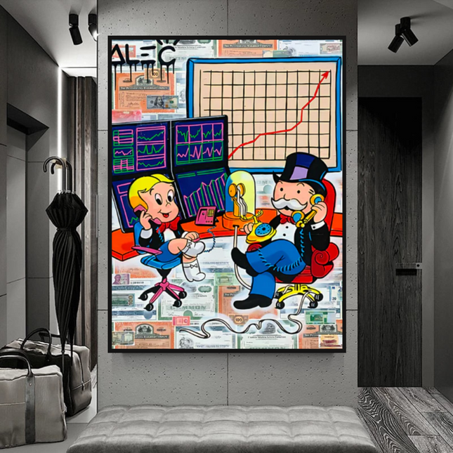 ChandelierDecor - Forex Brokers Trading: Mr Monopoly Wall Art
