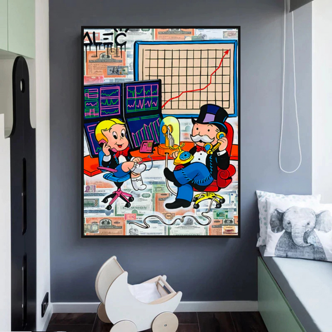 ChandelierDecor - Forex Brokers Trading: Mr Monopoly Wall Art