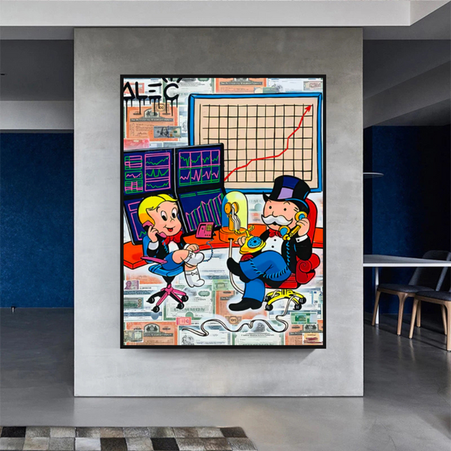 ChandelierDecor - Forex Brokers Trading: Mr Monopoly Wall Art
