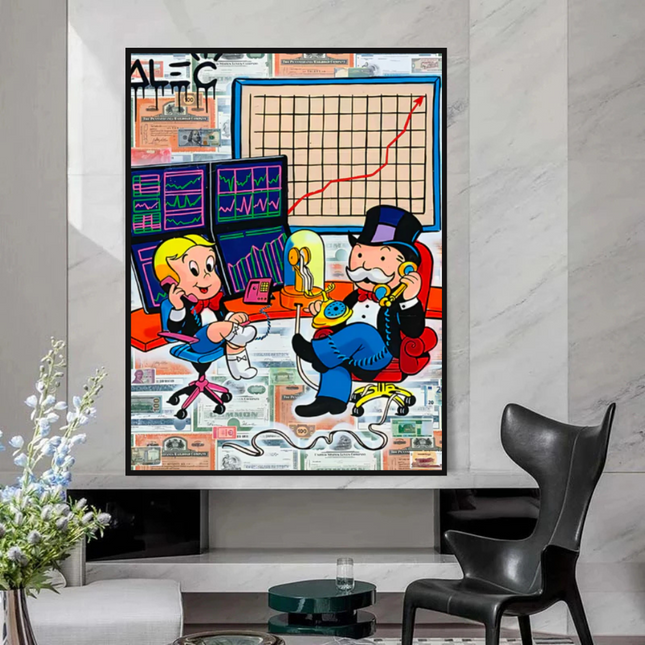 ChandelierDecor - Forex Brokers Trading: Mr Monopoly Wall Art