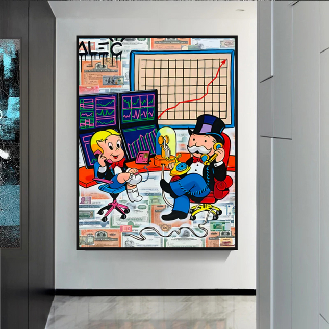 ChandelierDecor - Forex Brokers Trading: Mr Monopoly Wall Art