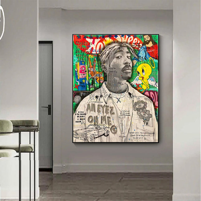 ChandelierDecor - Freddie Mecury Singer Hip Hop Canvas Wall Art