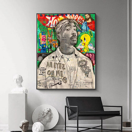 ChandelierDecor - Freddie Mecury Singer Hip Hop Canvas Wall Art