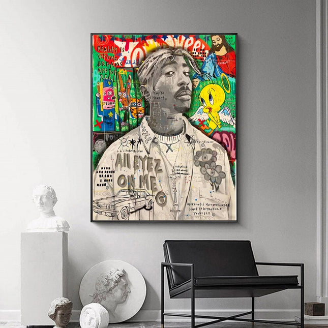 ChandelierDecor - Freddie Mecury Singer Hip Hop Canvas Wall Art