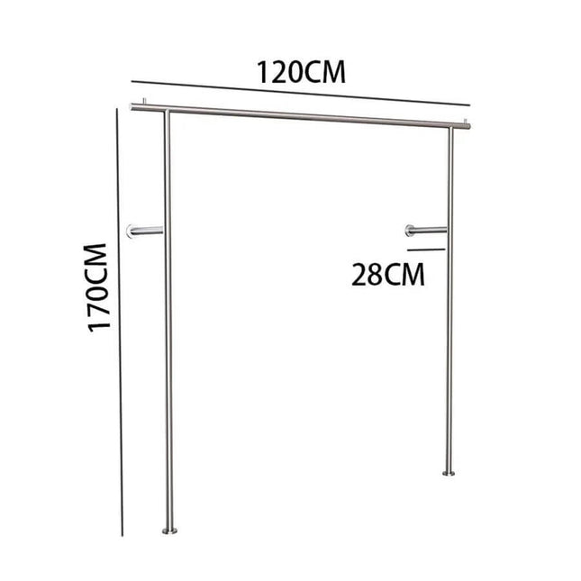 ChandelierDecor - Free Standing Cloth Racks Storage Wall Hanging