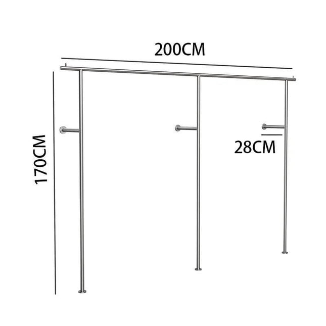 ChandelierDecor - Free Standing Cloth Racks Storage Wall Hanging