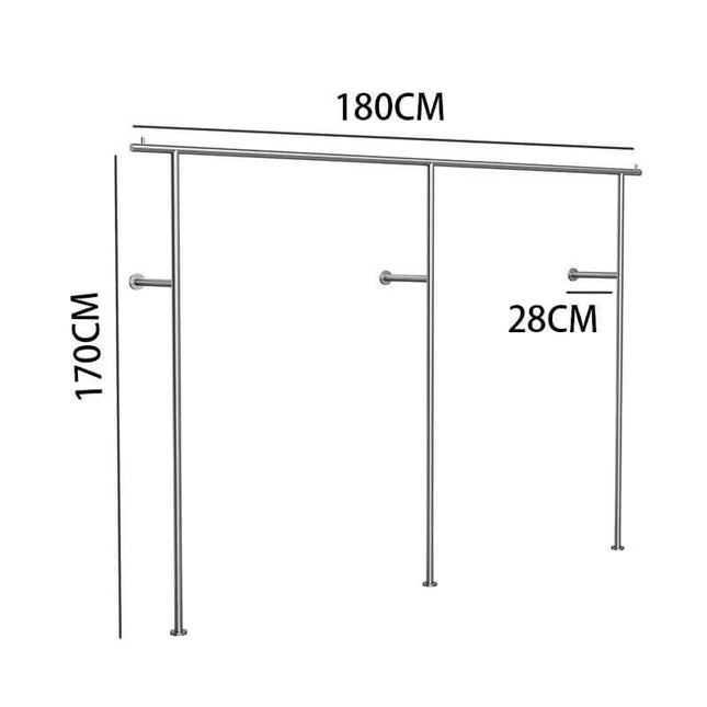 ChandelierDecor - Free Standing Cloth Racks Storage Wall Hanging