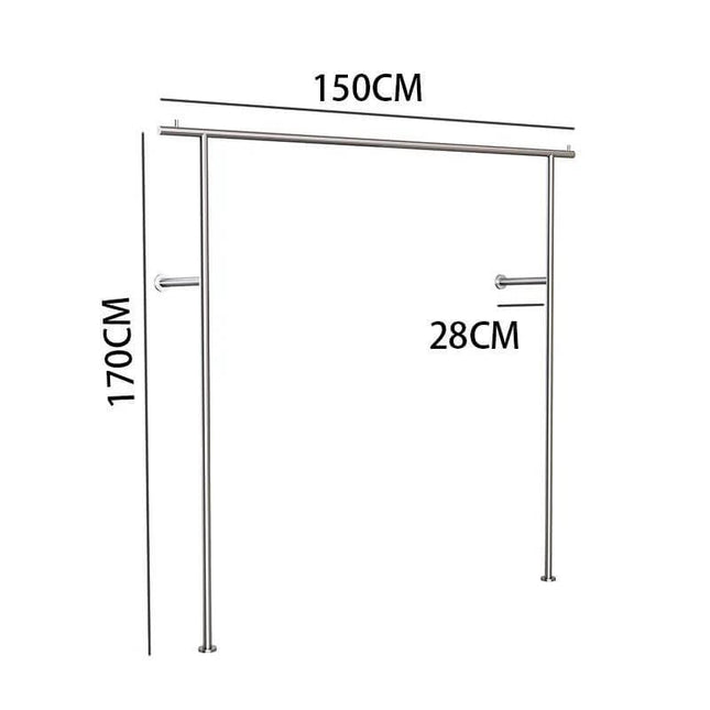 ChandelierDecor - Free Standing Cloth Racks Storage Wall Hanging