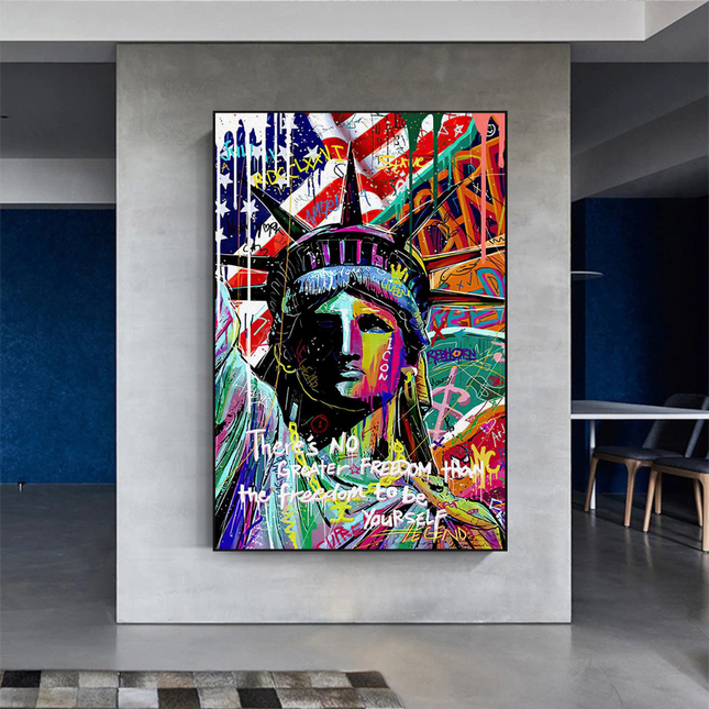ChandelierDecor - Freedom: Statue of Liberty Canvas Wall Art
