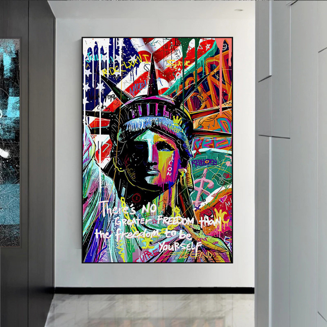 ChandelierDecor - Freedom: Statue of Liberty Canvas Wall Art
