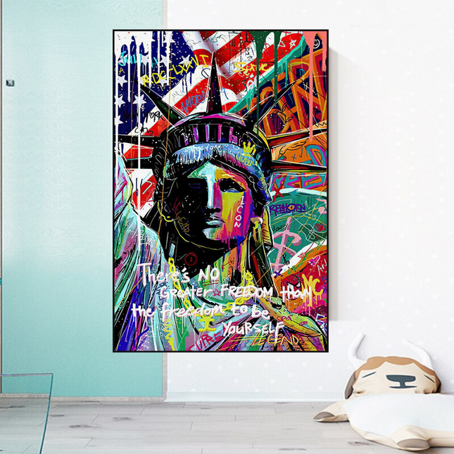 ChandelierDecor - Freedom: Statue of Liberty Canvas Wall Art