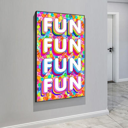 ChandelierDecor - Fun Colourful Canvas Wall Art