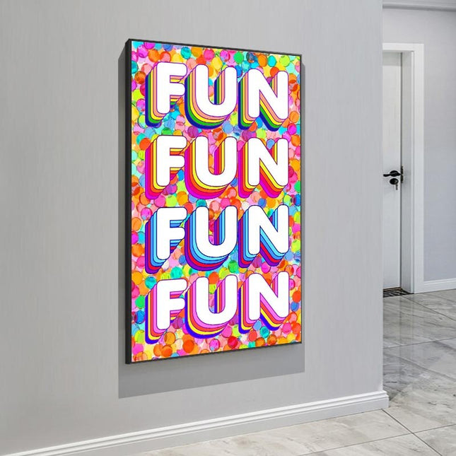 ChandelierDecor - Fun Colourful Canvas Wall Art