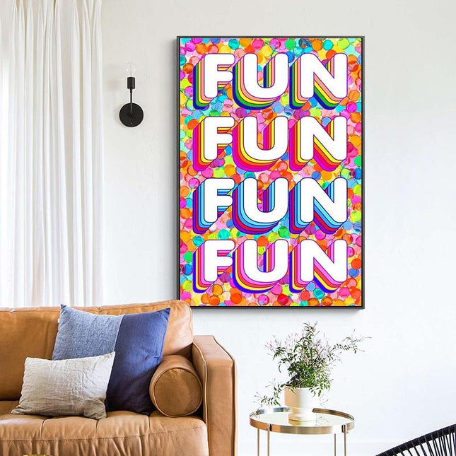 ChandelierDecor - Fun Colourful Canvas Wall Art