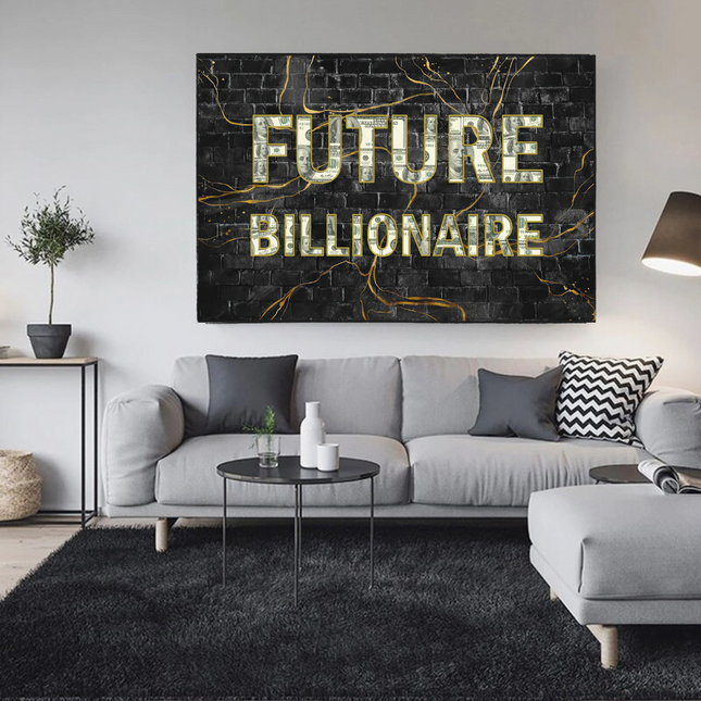 ChandelierDecor - Future Billionaire Canvas Wall Art