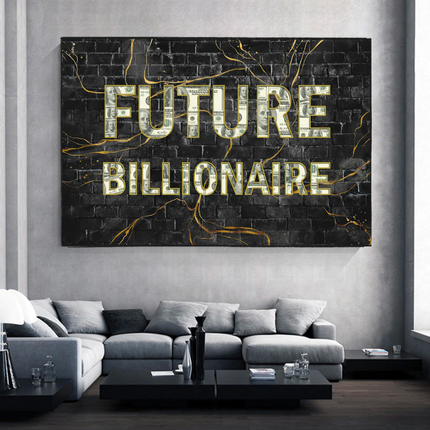 ChandelierDecor - Future Billionaire Canvas Wall Art