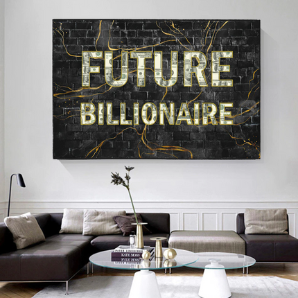 ChandelierDecor - Future Billionaire Canvas Wall Art