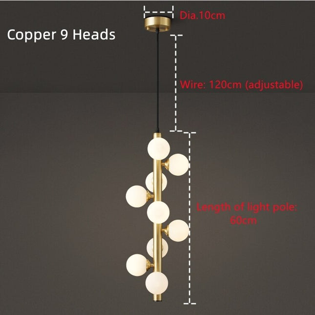 ChandelierDecor - Glass Ball Ceiling Pendant: Stylish and Elegant Lighting