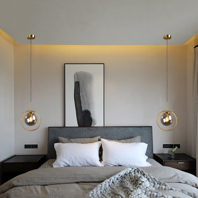 ChandelierDecor - Glass Ball Chandelier: Elegant Pendant Lamp Light