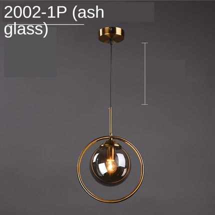 ChandelierDecor - Glass Ball Chandelier: Elegant Pendant Lamp Light