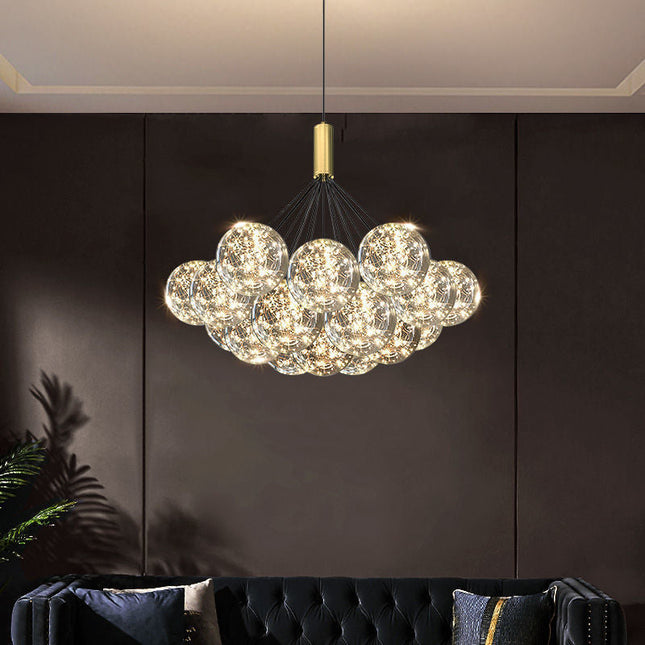 ChandelierDecor - Glass Ball Chandeliers for Living Room and Dining